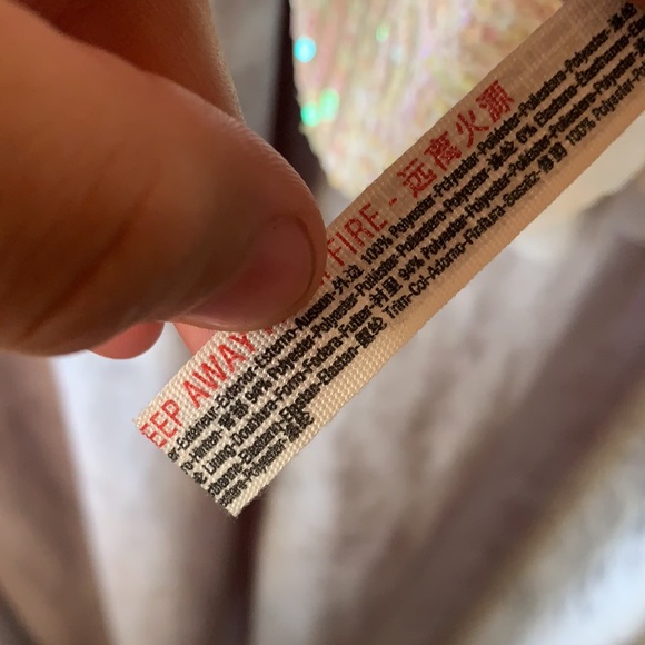 Free People Gold Rush Icicle Pearl Mini Dress Large PRICE FIRM - Picture 11 of 11